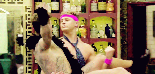 gaycommunion:  Scotty T &amp; Jeremy McConnell do an interpretive dance (x) 