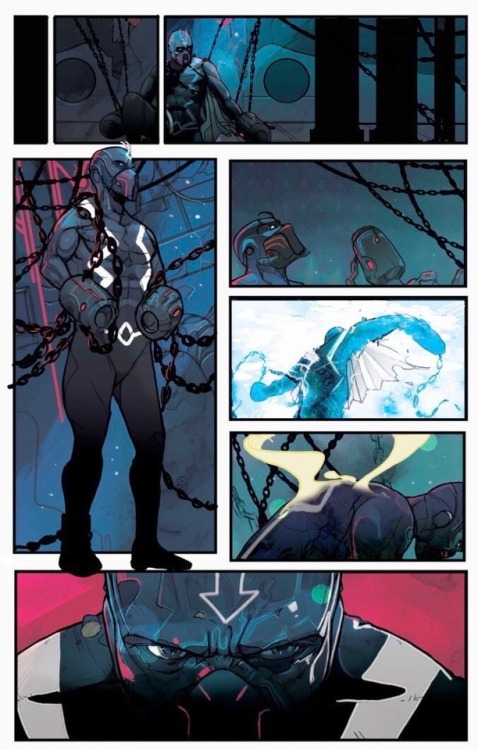 Some of Christian Ward’s phenomenal art for BLACK BOLT #1, out May3 from Marvel!We’re pu