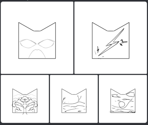 I Want To Sell Sticker Prints Of The Clan Icons In This Style With Metallic And Glitter Effects! Ive