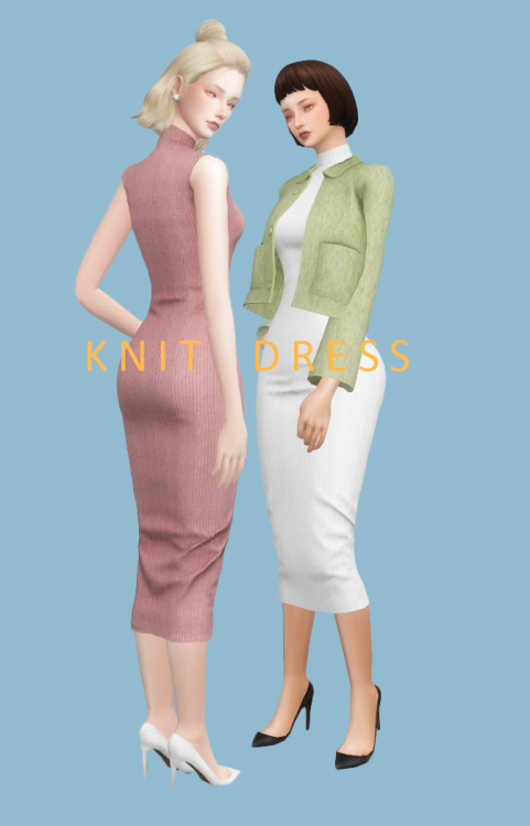  ChloeM-Knit DressCreated for :The Sims416 colorsHope you like it!Download:TSRPLEASE DONOT reupload 