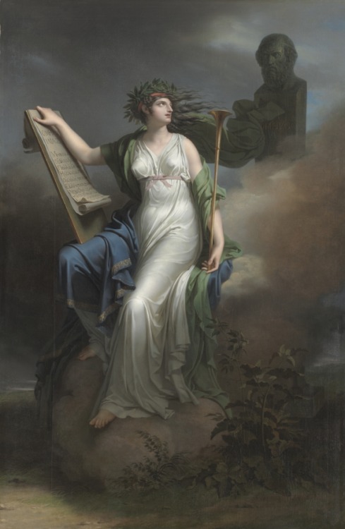 cma-modern-european-art:Calliope, Muse of Epic Poetry, Charles Meynier , 1798, Cleveland Museum of A