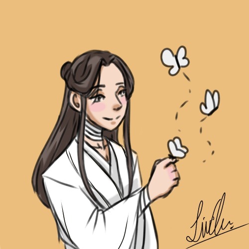 I Did A Quick Xie Lian Sketch!! I Definitely Want To Create A Full Piece, But I'm Starting With This!