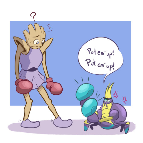 twohalvesman:THESE CLAWS AIN’T FOR JUST ATTRACTING MATES!
