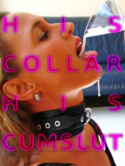 snowballingsissycumslut:  Collars are sooo dreamy.  &gt;&lt;  xx  Yummy, cumtini&rsquo;s *giggle*