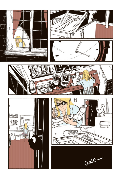 isnri:  an old comic I made long long ago I finally got around to coloring  