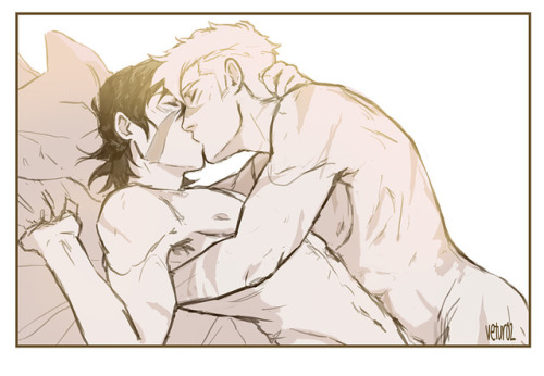 vetur02:Have a kind of nsfw-ish (????) sketch I drew for my friend ♪~ ᕕ(ᐛ)ᕗSheith. Ofc. <3