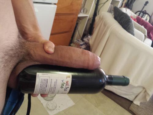 XXX Cheap wine big cock. photo