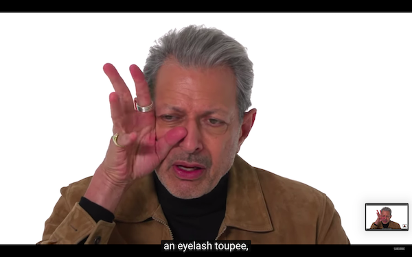 lilyjamesbisexual:  when jeff goldblum understands makeup criticisms better than