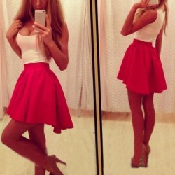 fashionsensexoxo:  Get this cute dress right here !