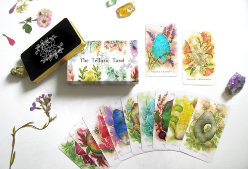 IT’S HERE ☆.。.:*・ THE TELLURIC TAROT Kickstarter campaign!! ☆.。.:*(I know, I know.. Never let me set