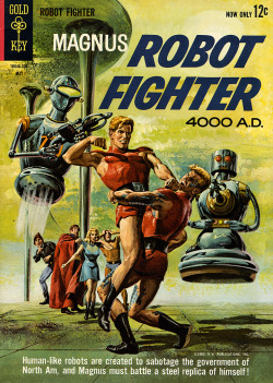 sciencefictiongallery:  Magnus Robot Fighter 4000 AD n°2, May 1963. 