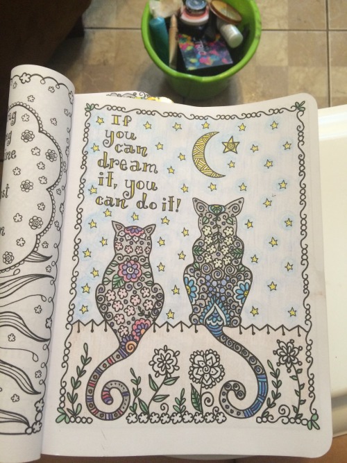 Any other littles color in adult Coloring books from time to time?