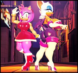 shockingartits:NEW Amy and Rouge BETA (Download)