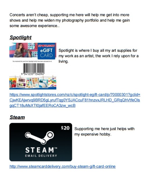 Accepting these giftcards now as payment for my premium snapchat (yes im still accepting direct bank deposits within New Zealand)any questions dont be afraid to ask-to view the above pages with clickable links click HERE or just use the links belowBendon