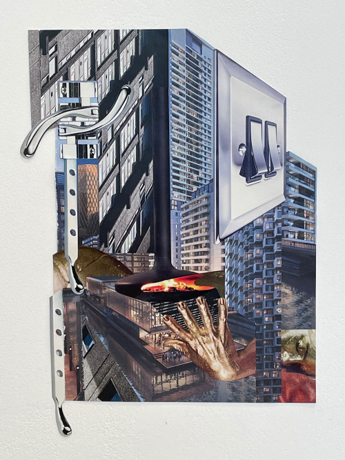 Who cares
2021
Paper collage installation; dimensions variable
Wall text:
This work might not be finished.
I had a short window to get it done, but I spent most of that time calling childminders and play clubs, trying to arrange adequate care for my...