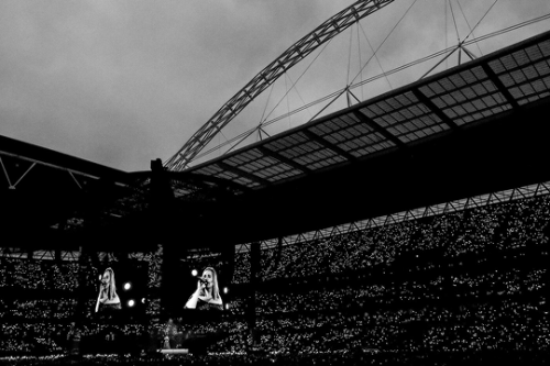 Adele at the Wembley Stadium in London on June 28, 2017