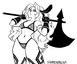 starexorcist:  I drew the Amazon for le stream