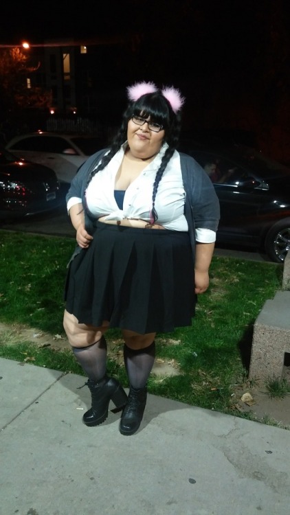 pardonmewhileipanic: madfatcatmaybee: I just realized I never shared my Britney Spears costume for t