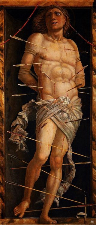 Porn Pics St. Sebastian. 1490. Andrea Mantegna. Italian