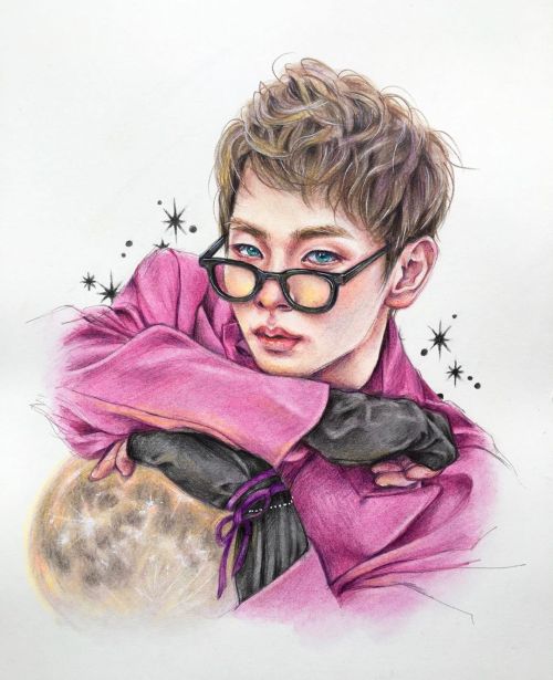 key ·˖✶ . #happykeyday#shineefanart #key #watercolorpencil #colorpencil. HappyBirthday!! おかえりなさい