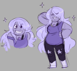 cranberry-soap:  Warmup doodles of Amethyst
