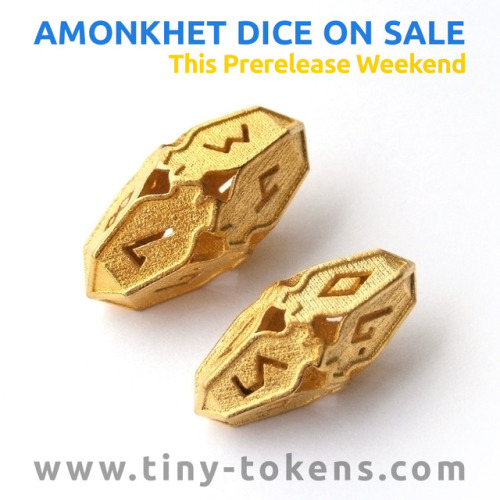 To celebrate prerelease weekend, I have put all my Amonkhet-inspired dice on sale! Get them at a dis