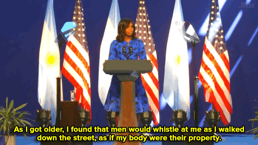 XXX micdotcom:  Watch: Michelle Obama delivers photo