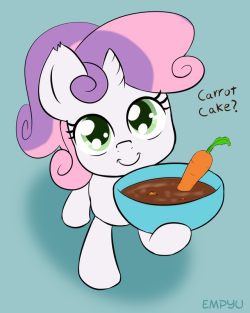 30minchallenge:I am sure she tried her best but I think sweetie belle should only cook when she has somepony helping her. After all ingredient substitutions aren’t always viable no matter the logic you put behind it.thanks to empyu for this cute piece