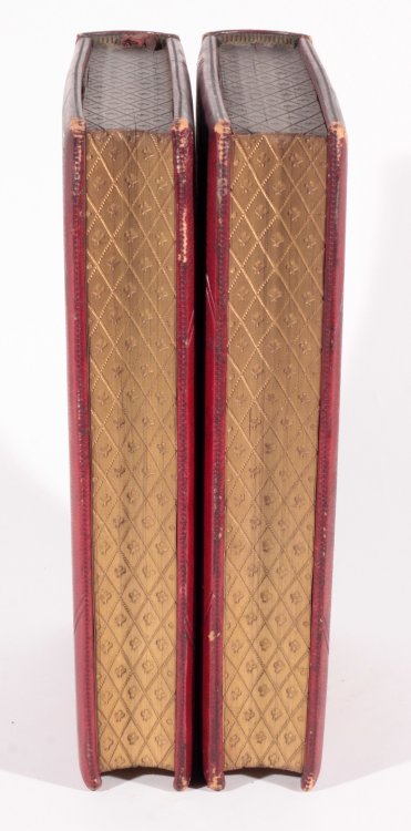 mid 19th century gauffered* page edges *The page edges this book have been gilded, and have been dec