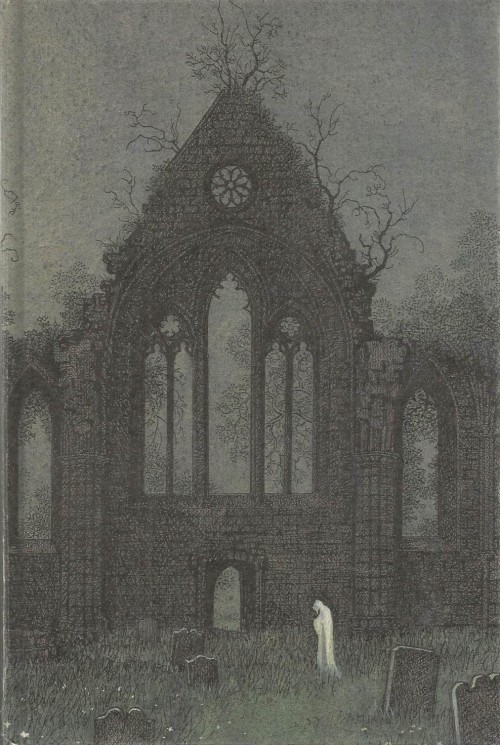 scribe4haxan:Book Cover from “Ghost Stories and Other Horrid Tales&quot; (Selected &am