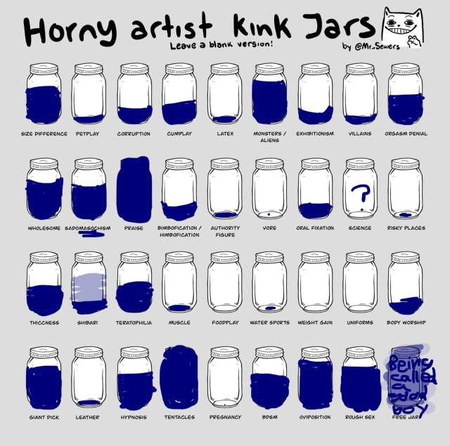 Horny Artist Kink Jars