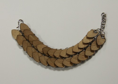 Here's A Combination Of Wood And Clear Plastic Scales. This Particular One I Think Didn't Work Out Super