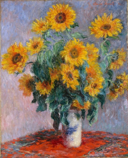heaadoveerheels:  Van Gogh vs. Monet : sunflowers