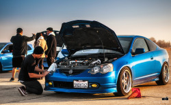 theautobible:  RSX Open Hood Airstrip by Lexus2JZ on Flickr. TheAutoBible.Com