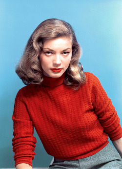 aurevoirmesamis7777-deactivated:  “We live in an age of mediocrity.” - Lauren Bacall 