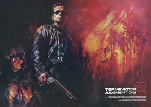 Poster for “Terminator 2: Judgment Day” - 1991 by James Cameron