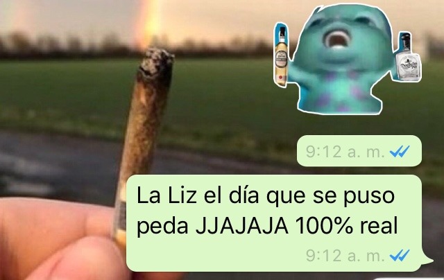Ese día también pude darme cuenta de cuantas personas me aman jaja, estoy bien