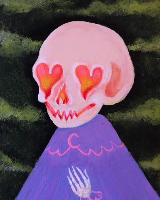 spookysculder:         A few of my favorites from a series of paintings I’ve been working on titled, “Halloween All Year”  