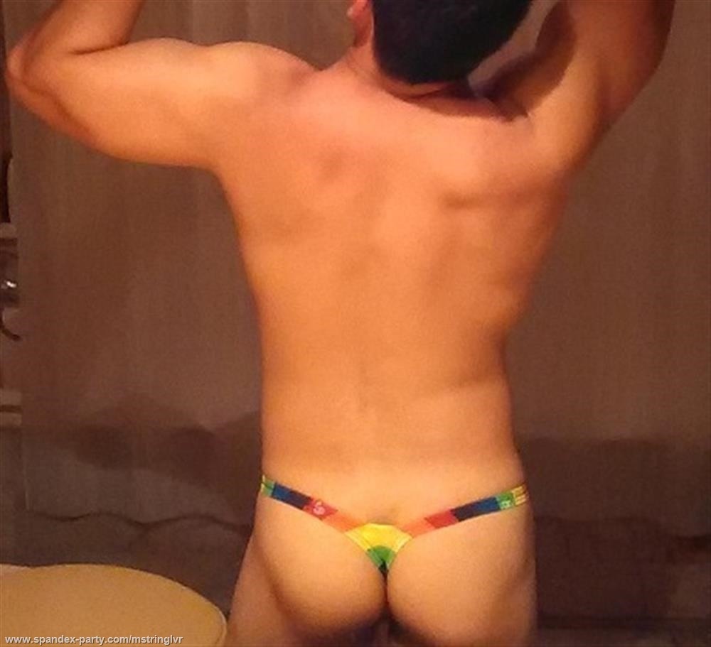 thong-jock:  Smooth, sexy, married bi curious thonger has the perfect body for micro