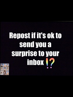 pervout626:  aidanfoxx:  gay-hypno-lover:  hypnomusclebeast:  hypnojocks:  I’m always open for some surprise :)   Go ahead, surprise me! :D  Surprise away  Love surprises. My birthday is Tuesday. 😸  Love surprises &lt;3