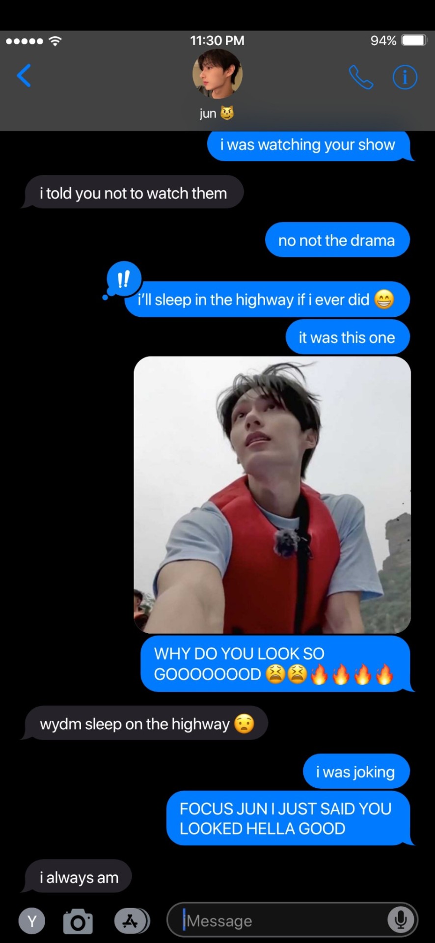 Bf Texts With Jun!