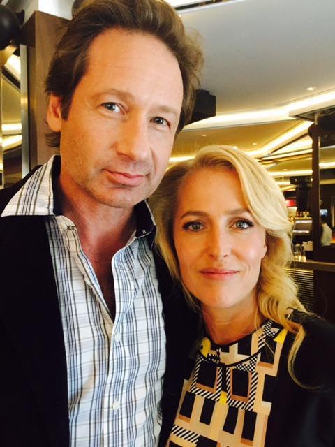 akiplo:  David Duchovny and Gillian Anderson before The X-Files revival. 