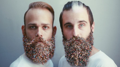 yatzer: The Gay Beards: Glitter Moustaches and Flower Beards Straight out of Portland, Oregon