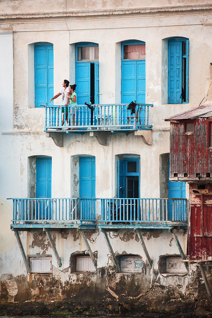 gaah-stly:  Mykonos - detail from Little Venice by Vasilis Tsikkinis on Flickr. 