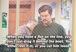leslie-knopes: Ron giving relationship advice