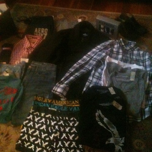 Every year it’s always clothes. God so I LOVE clothes.