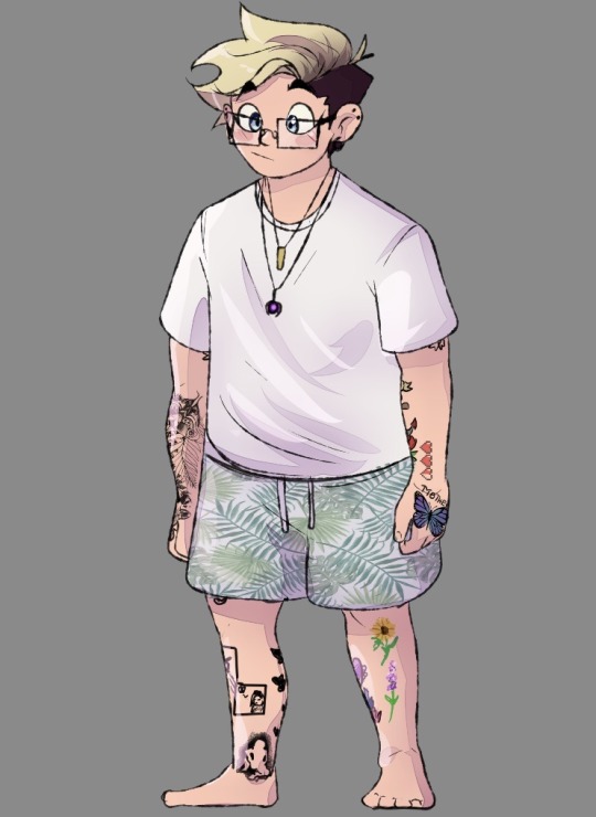 Wanted to try this challenge out lol, it was hard to try n match my tattoos orz