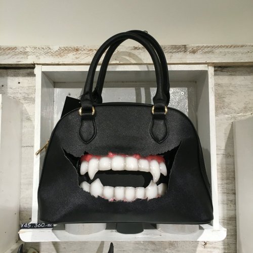 Bags designed by Japanese special effects artist Sachico for her brand Malicious.X. The last photo i
