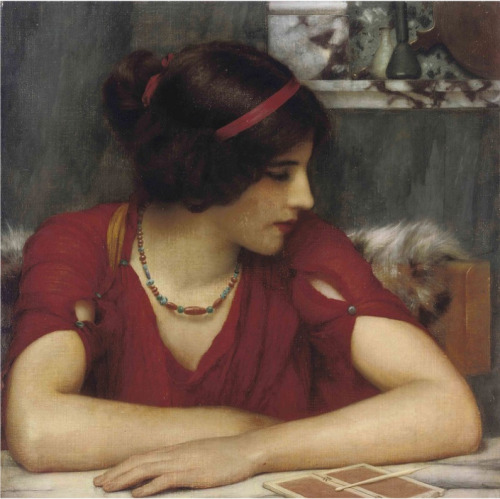 venusianpaintings:John William Godward : A classical maiden