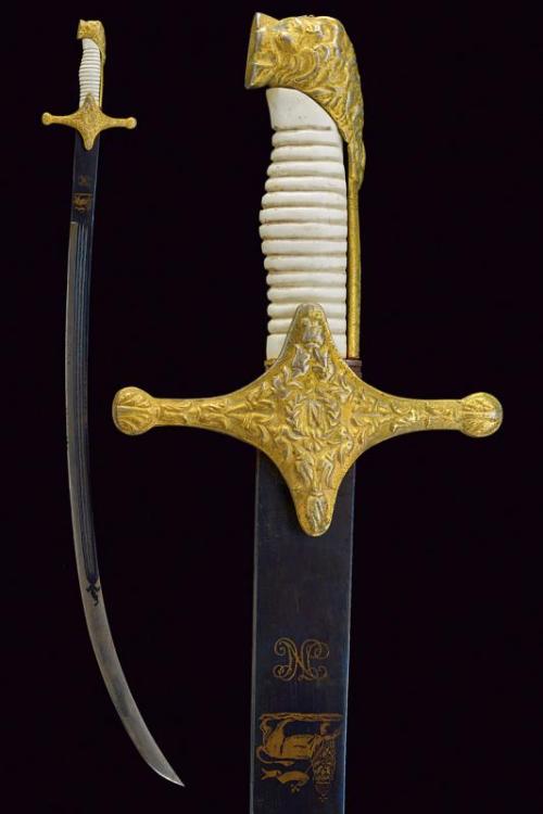 High rank officer or court official’s sword, Ethiopia, circa 1900.from Czerny’s International Auctio